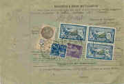 Colis postal d'Alsace Lorraine . Jeanne 257.