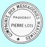 Cachet Pierre Loti .  Jeanne 257 